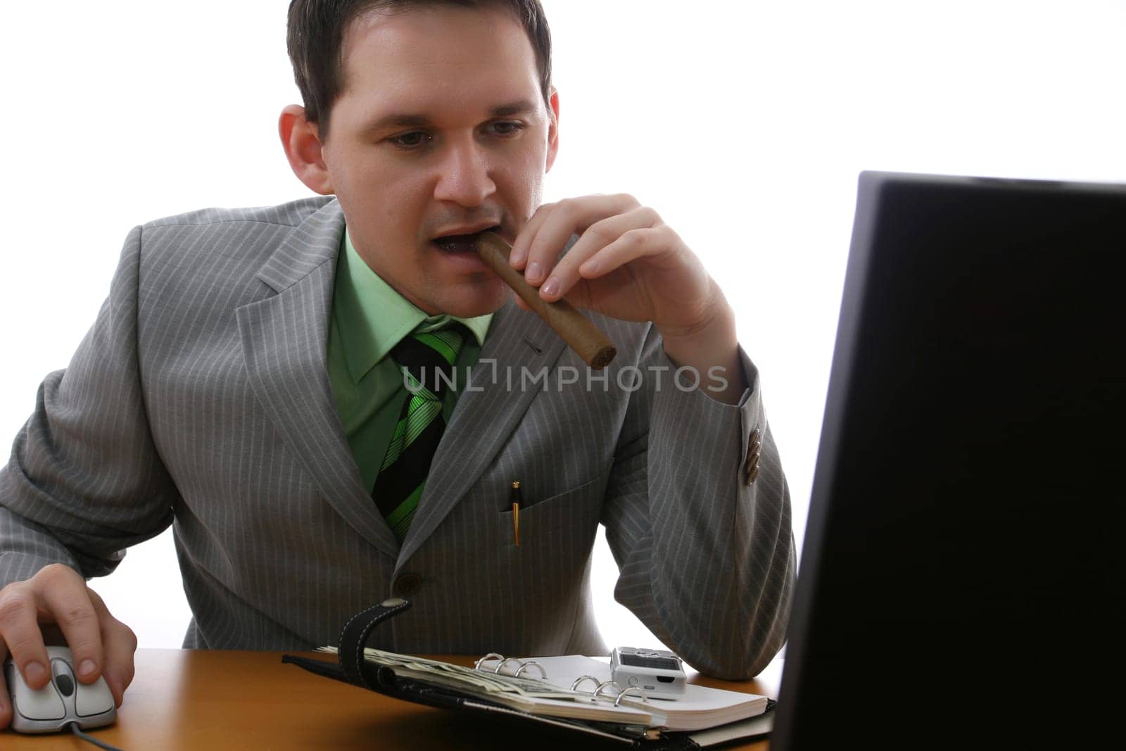 Boss at work
