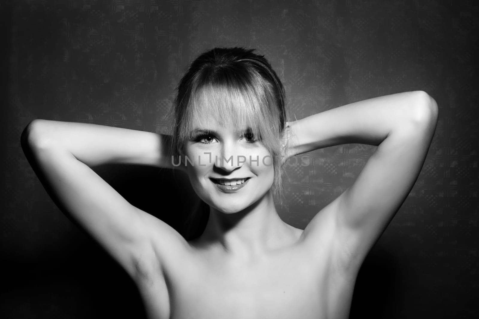 Blonde model