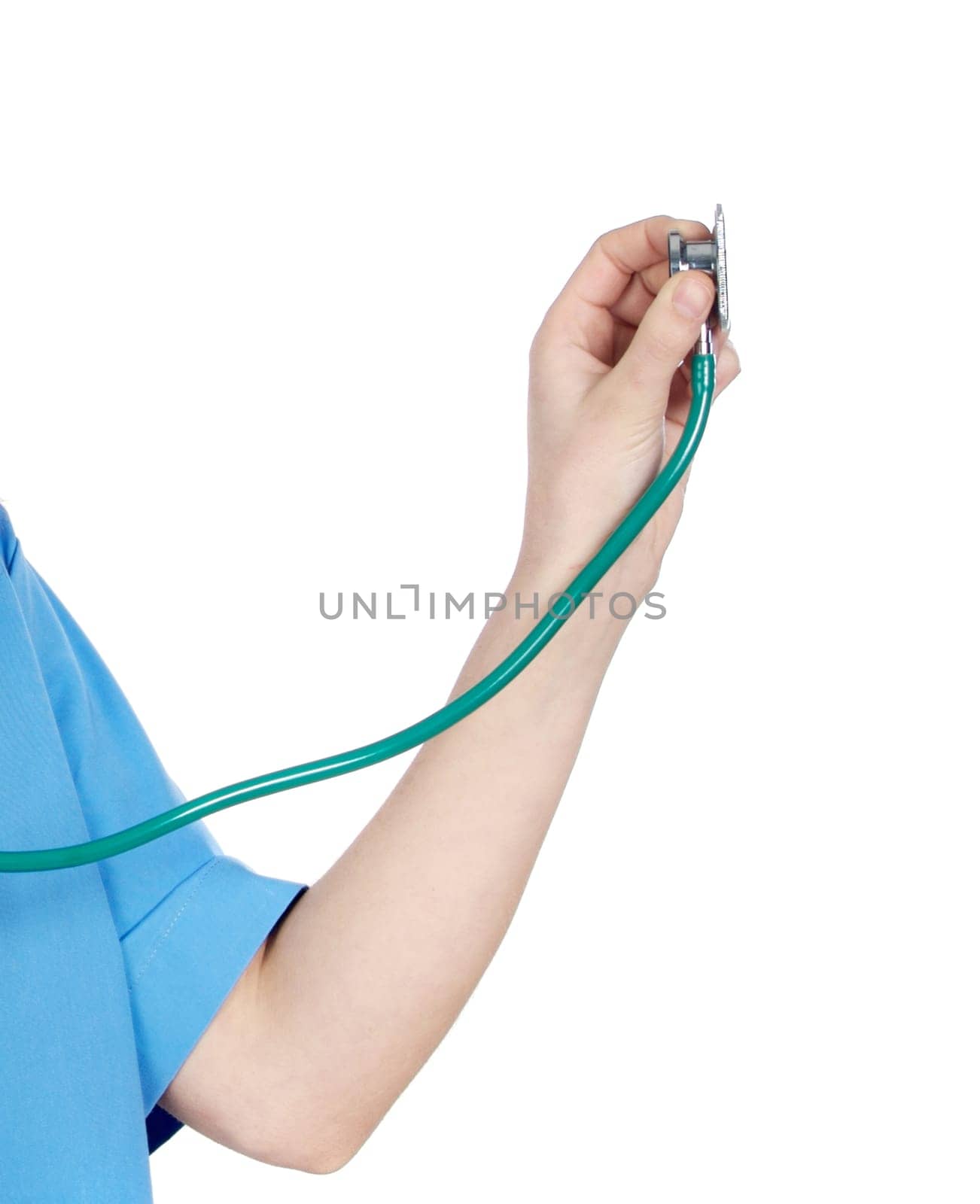 Medical examination with a stethoscope i