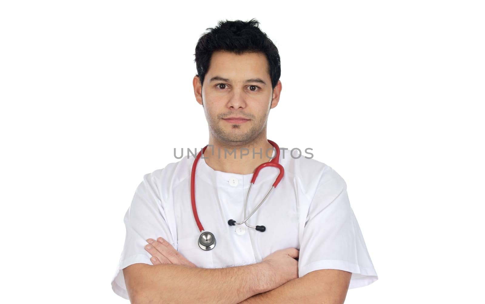 Happy young doctor