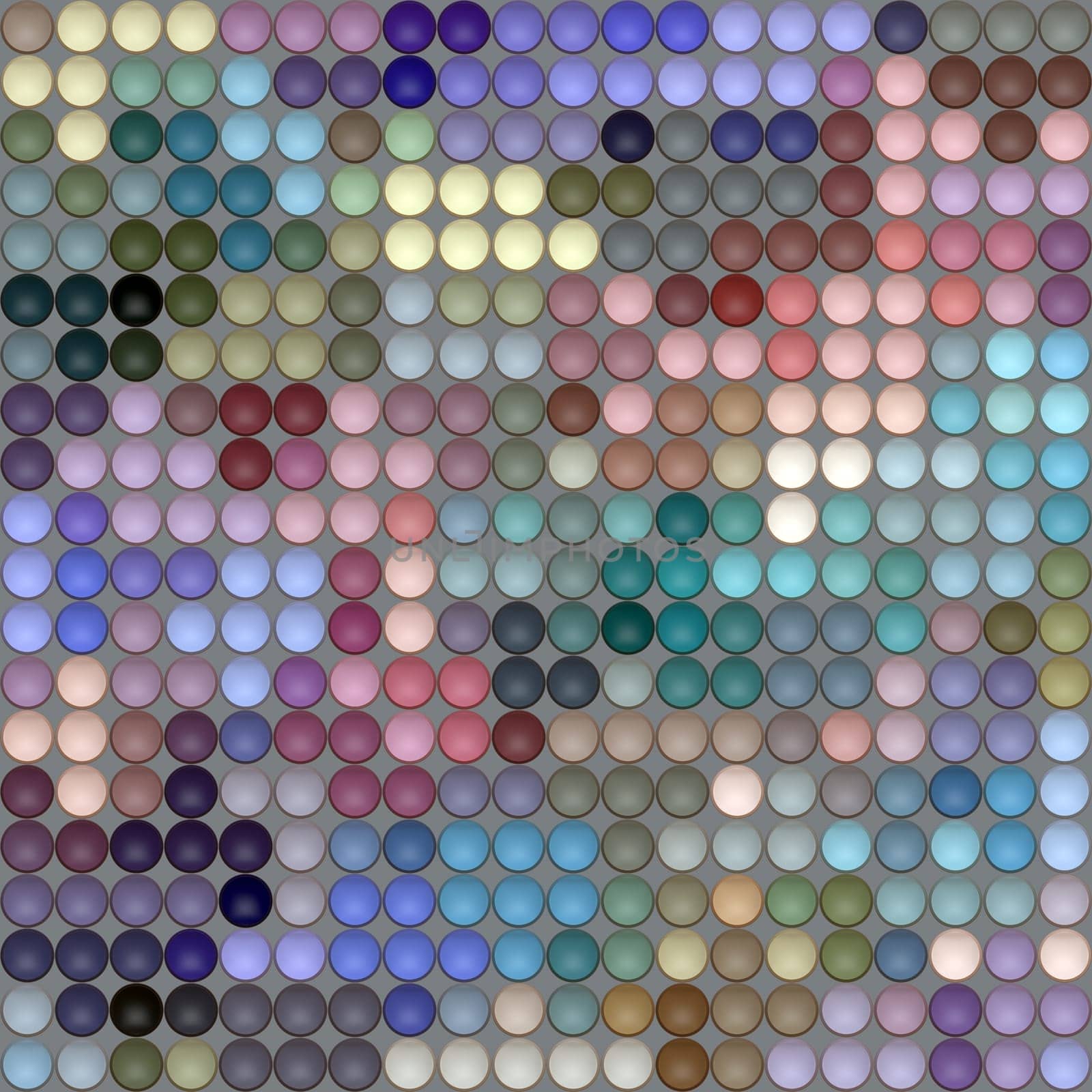 pastel color rounds pattern