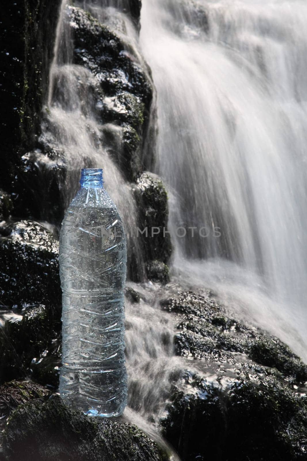 Mineral water in waterfalls