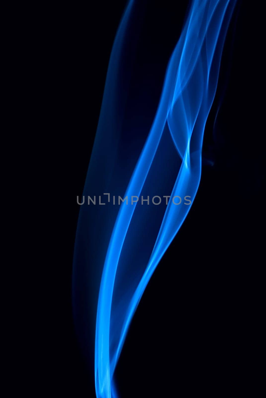 smoke isolated over black