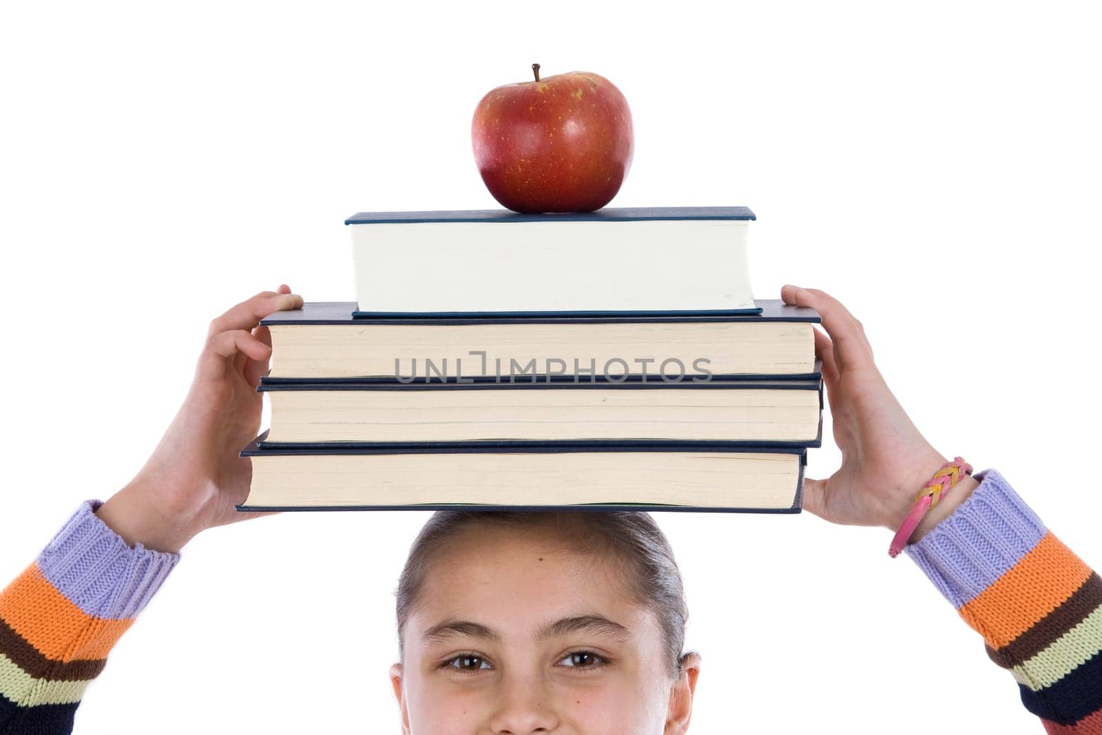 Girl studying