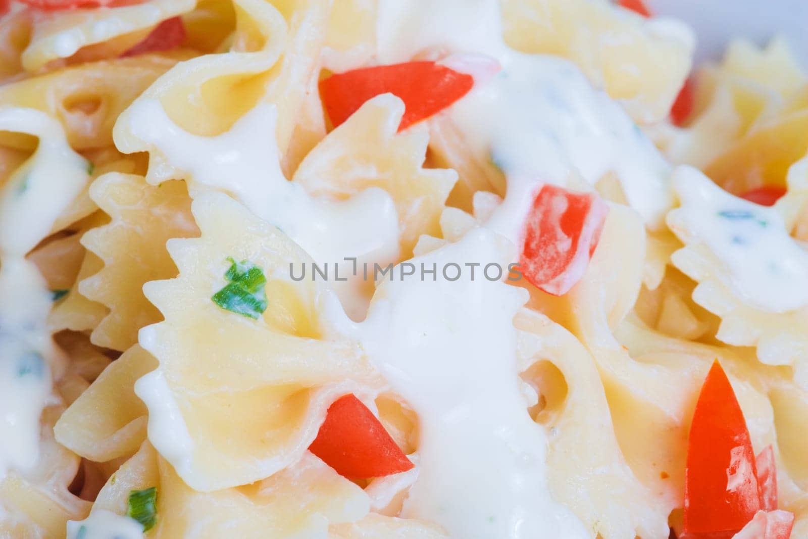 Farfalle close