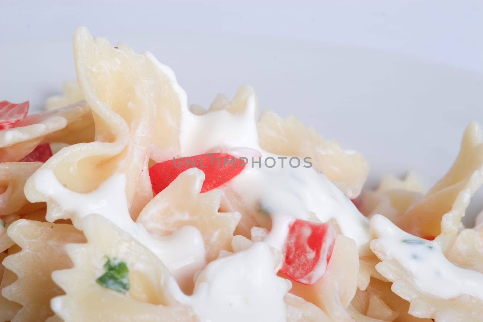 Farfalle up close