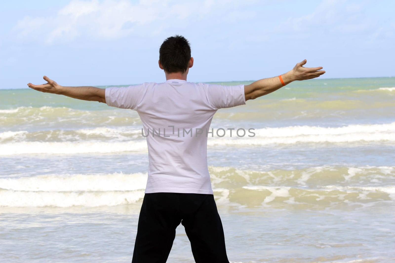 Training on the beach