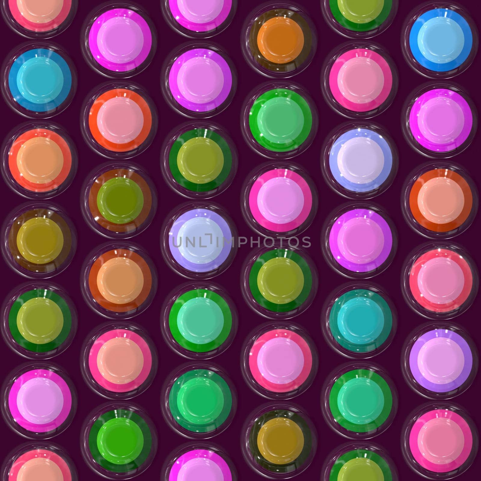 colored spots pattern
