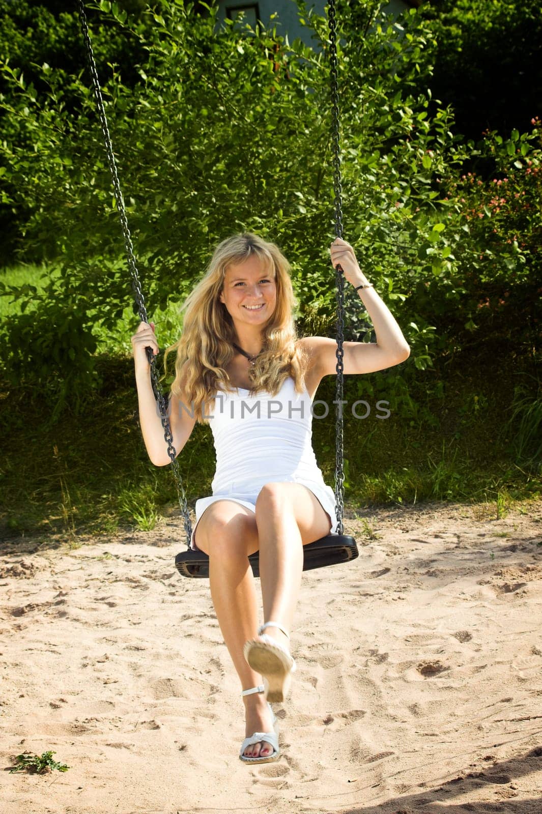 Woman on the swing