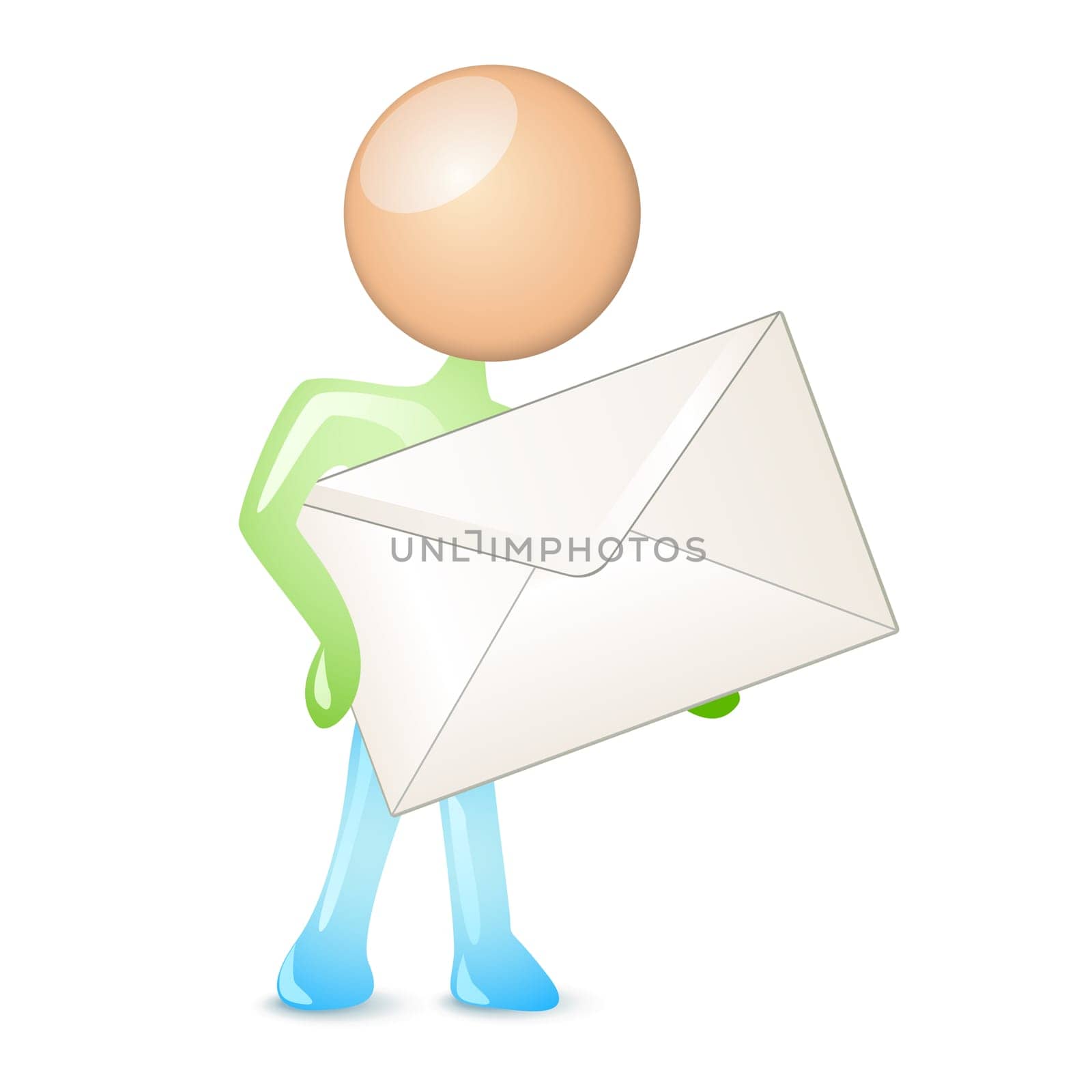 Mailing humanoid