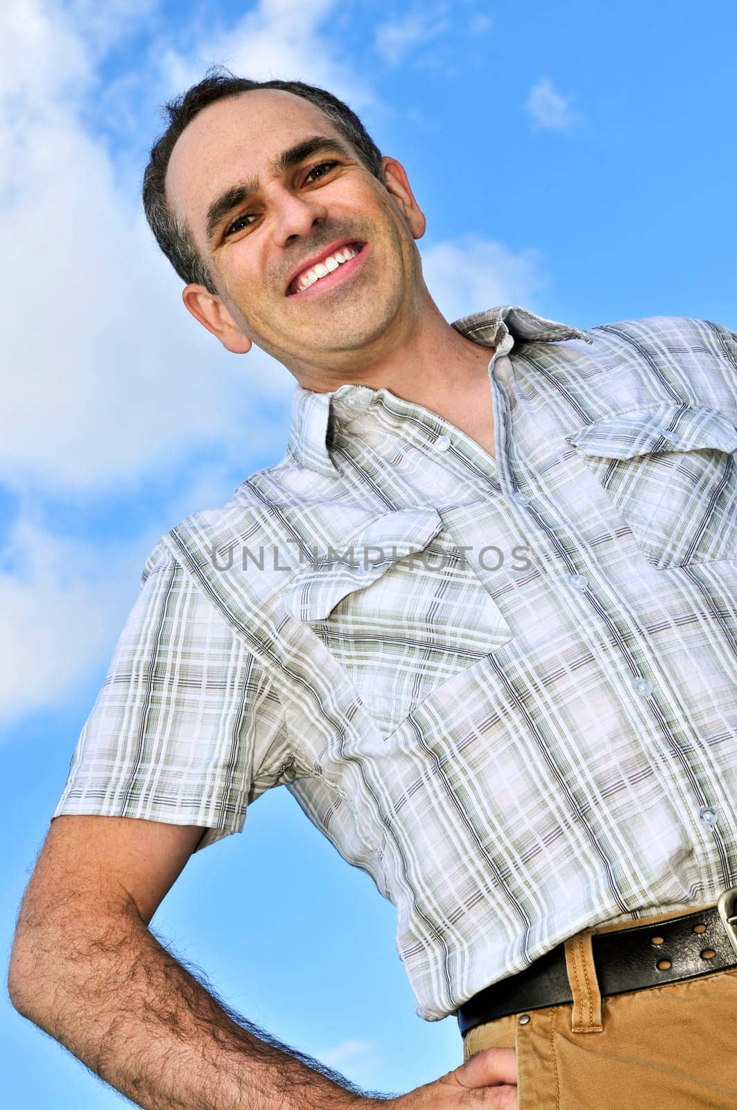 Happy man