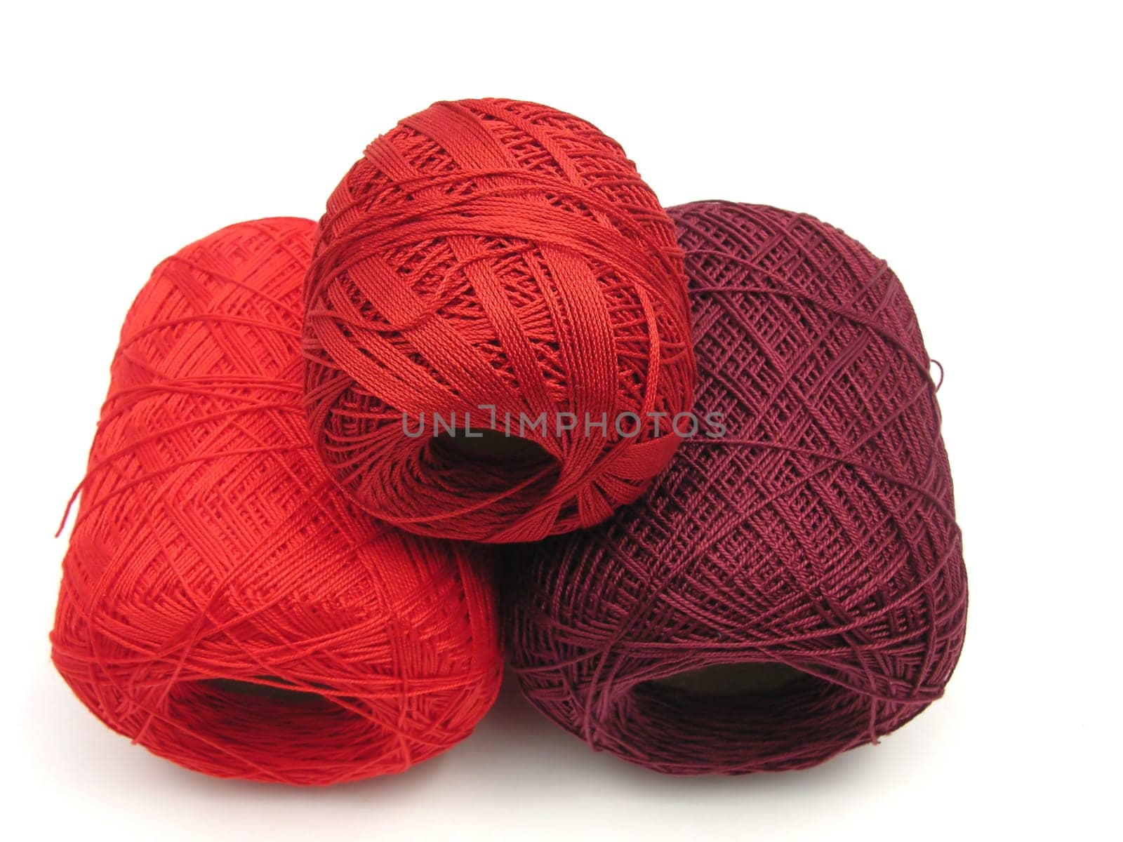 Yarn ball in red