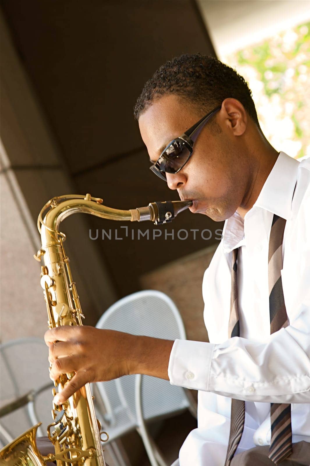 Hip Young Saxophonist