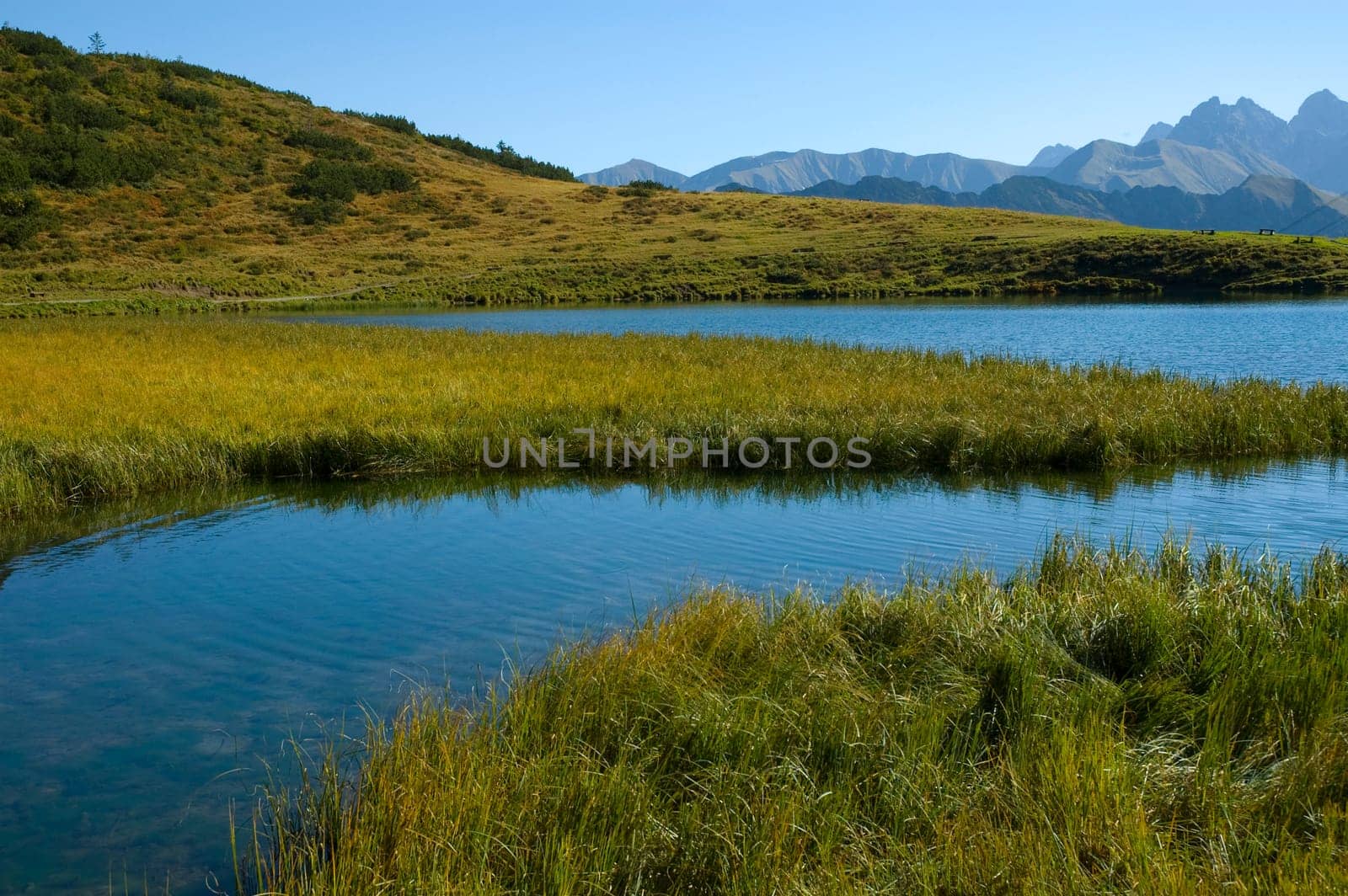 Mountain lake in the Allgäu (Schlappoldsee)