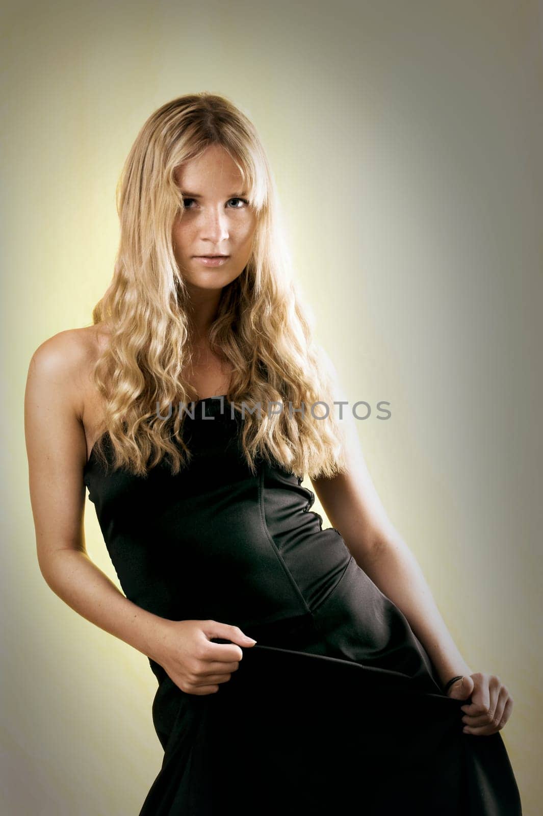 Blonde model