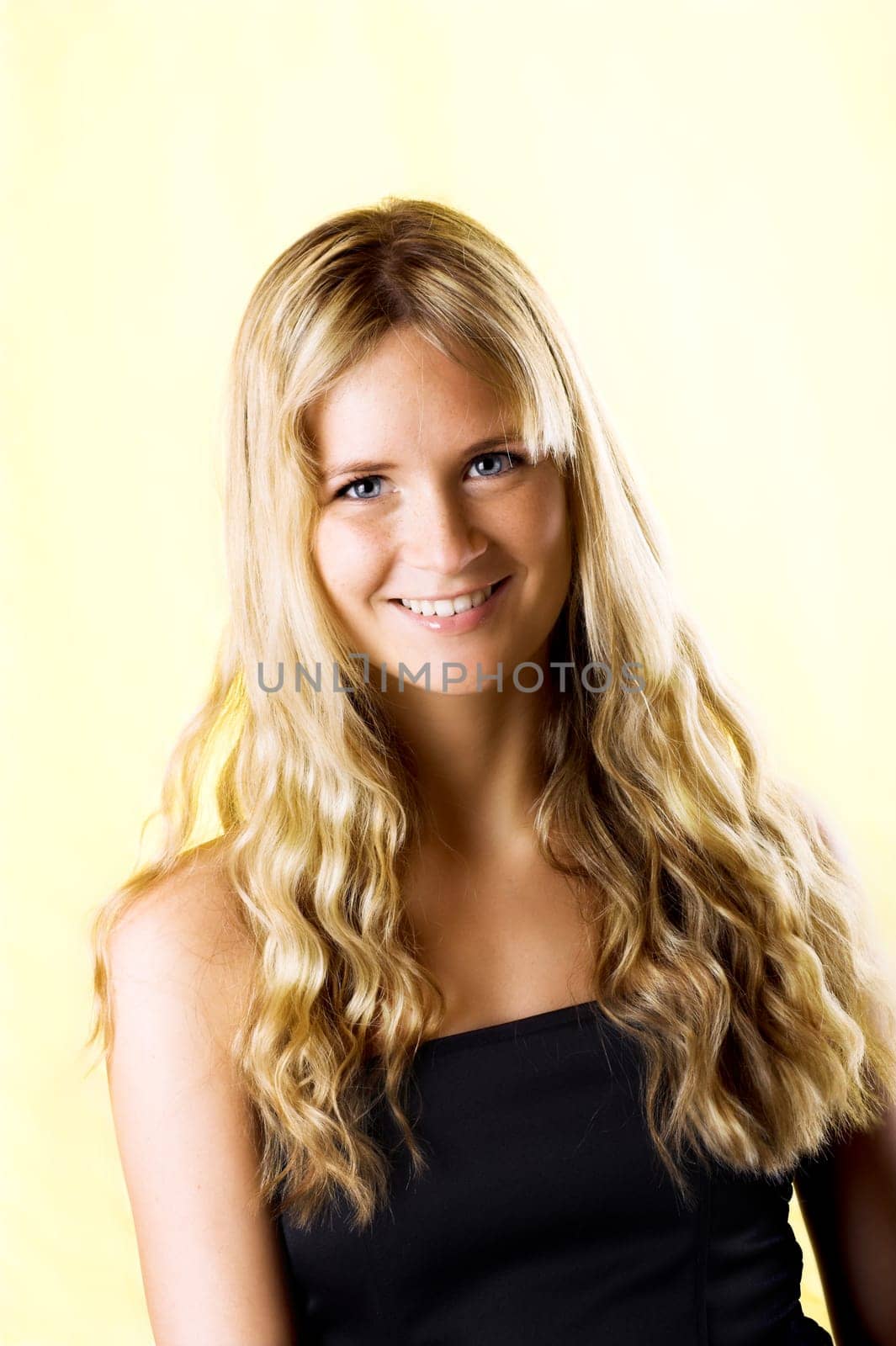 Blonde model