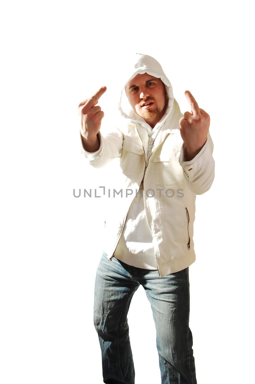 Angry young man.