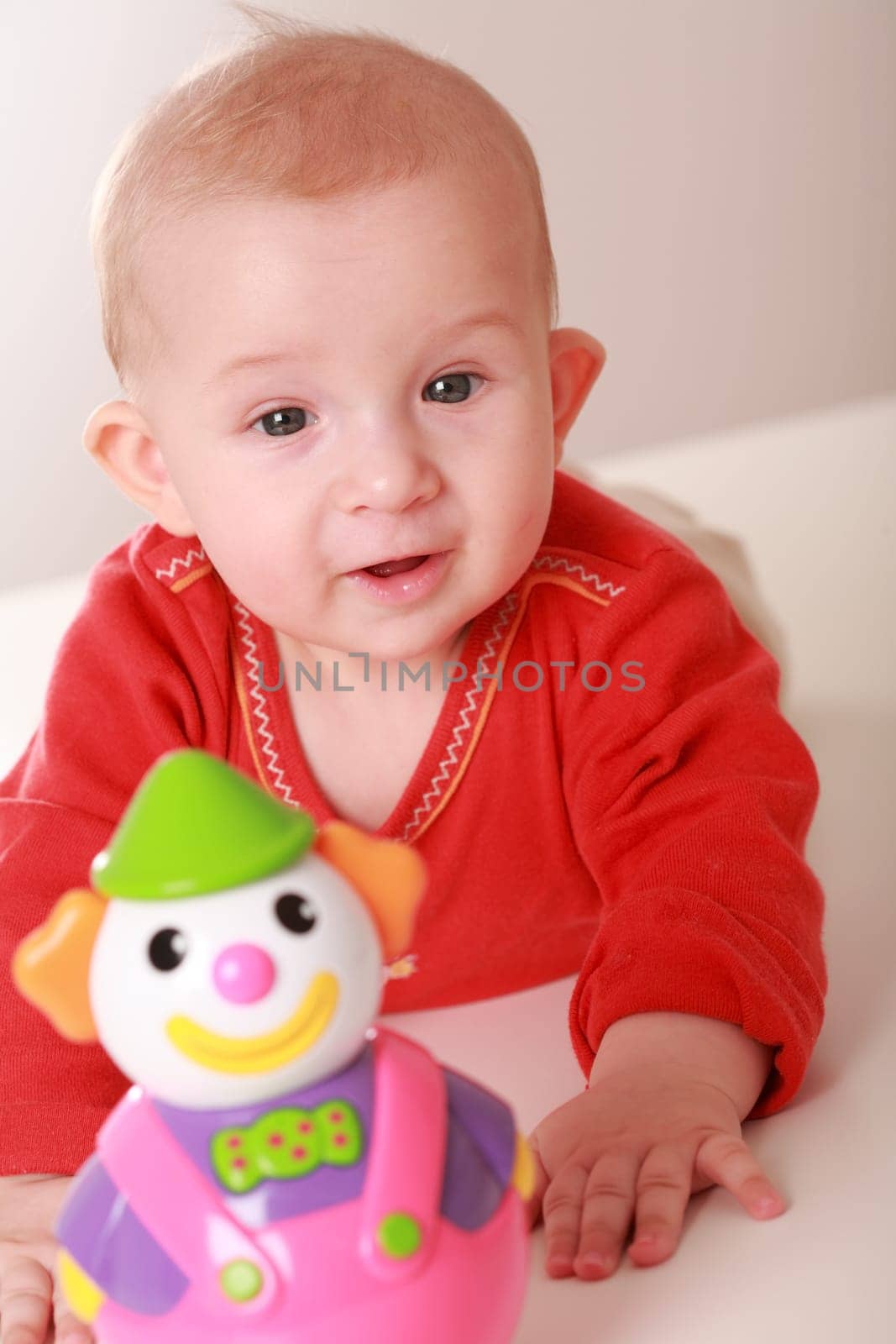 Baby playing