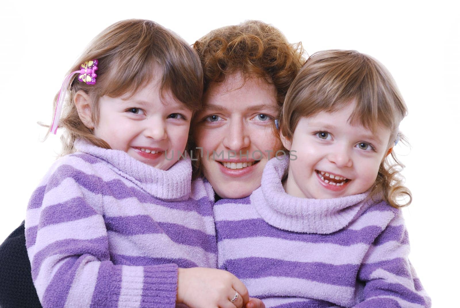 Mother with twins