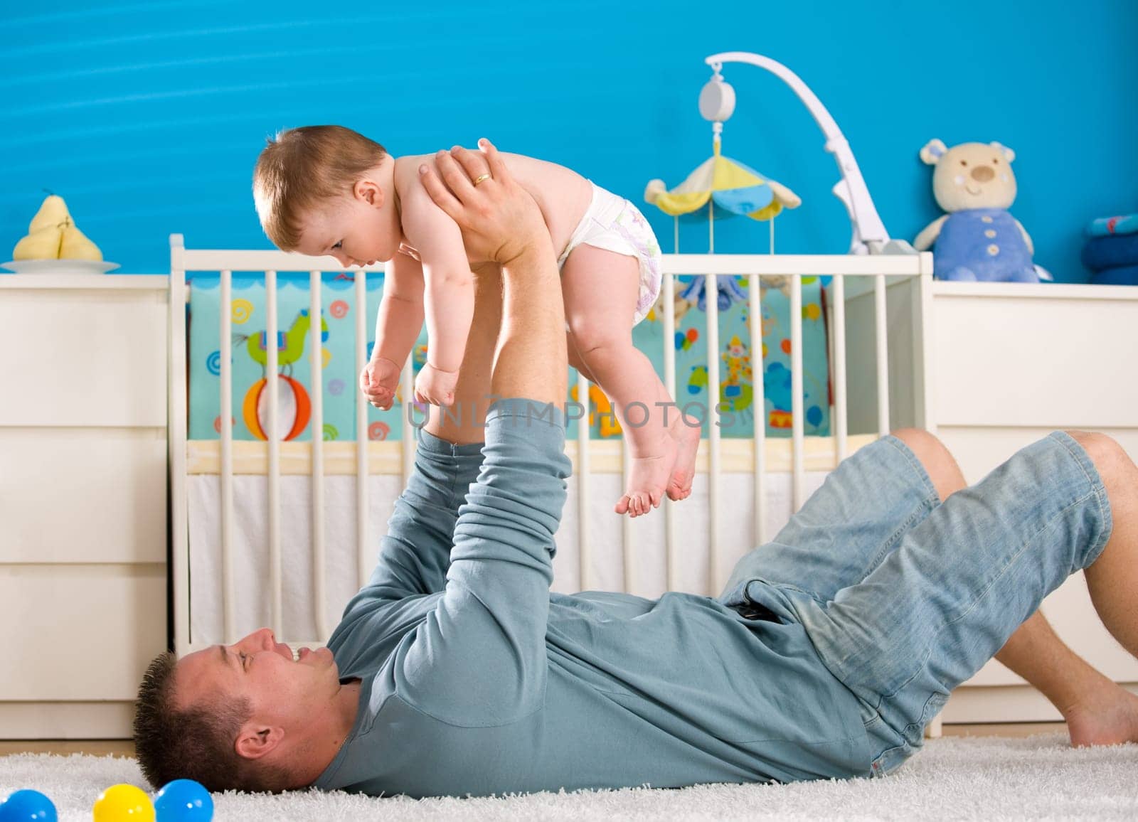 Father and baby