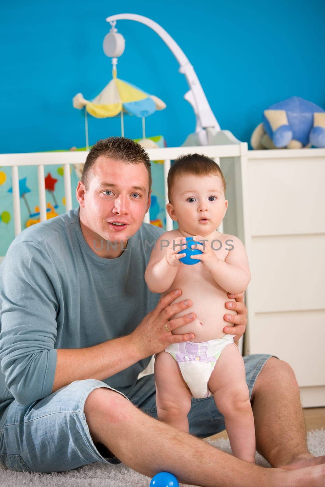 Father and baby