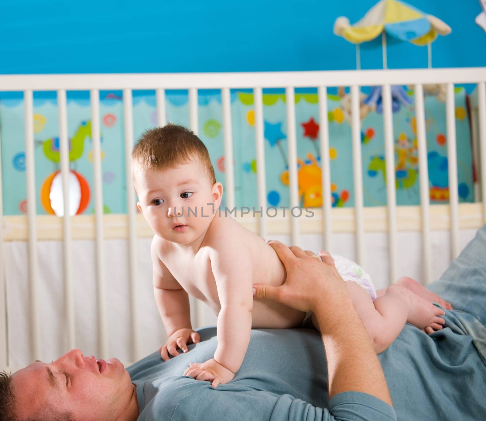 Father and baby