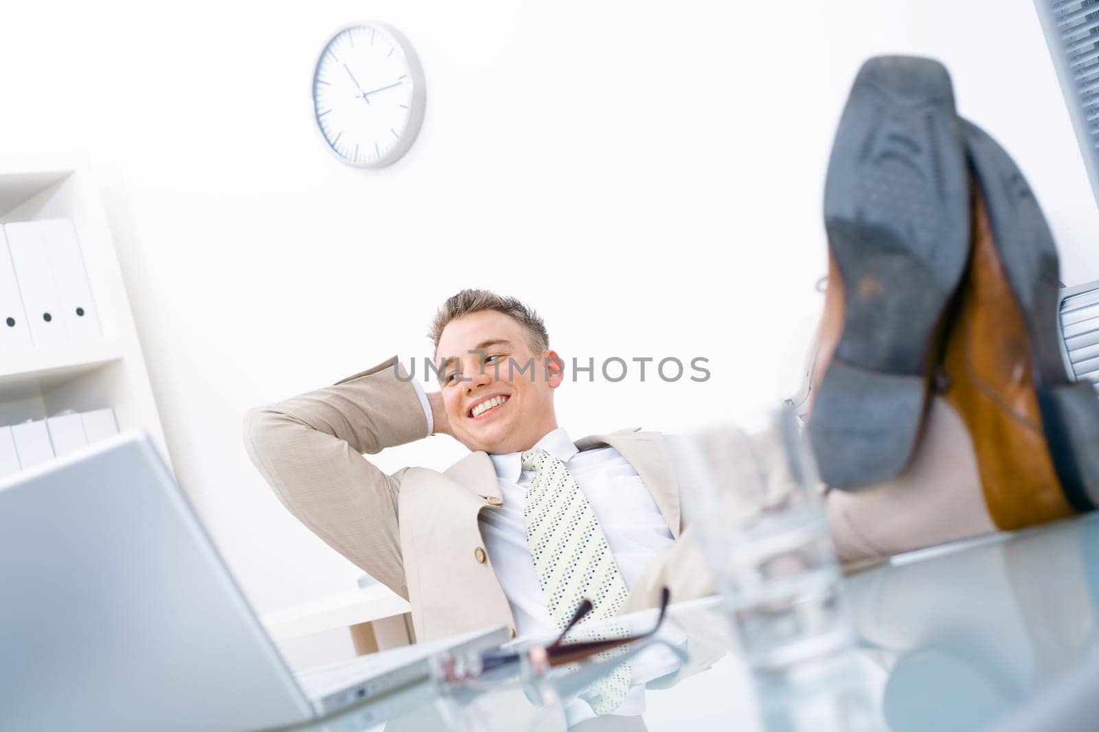 Easy businessman
