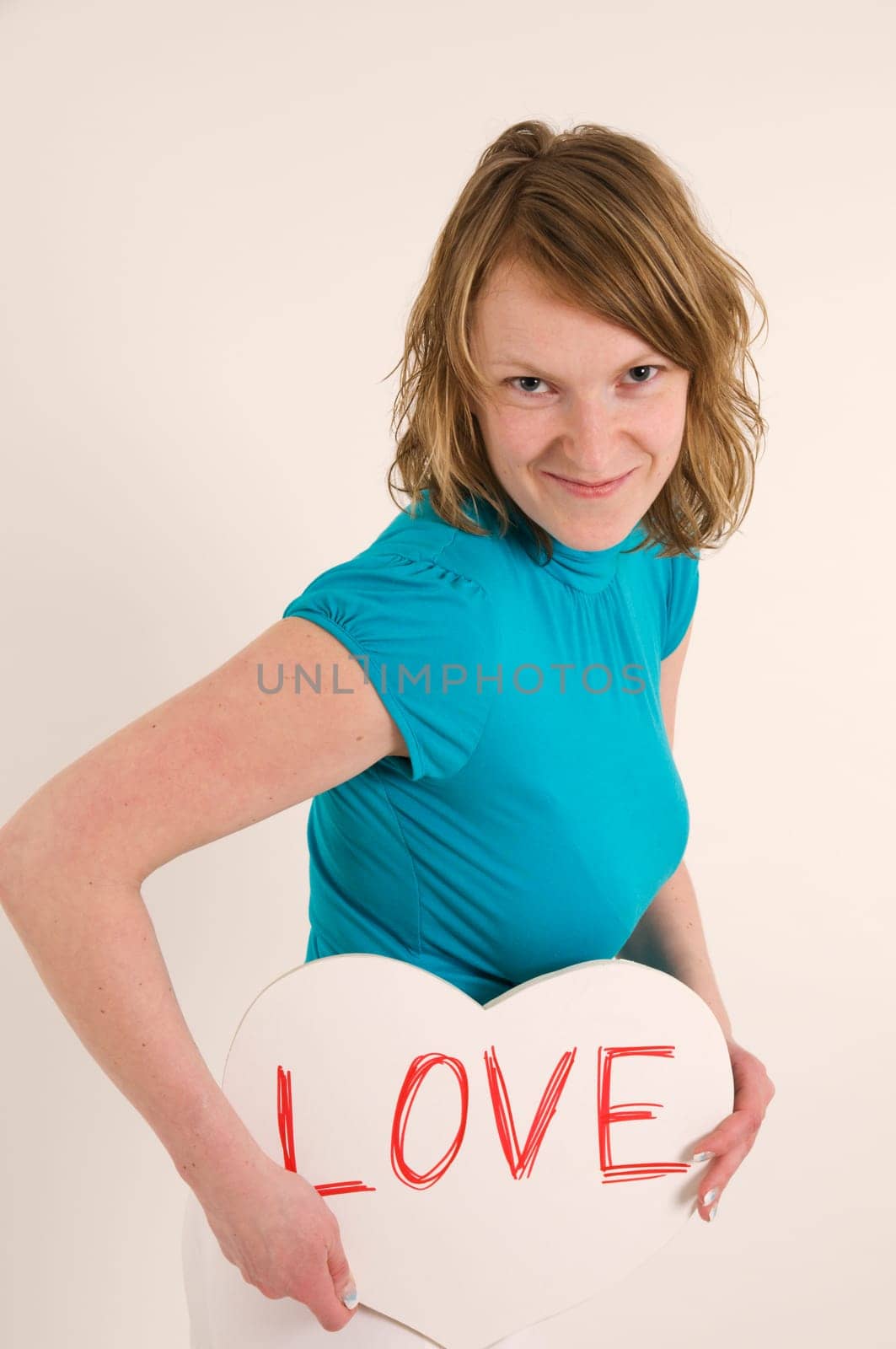 woman falling in love