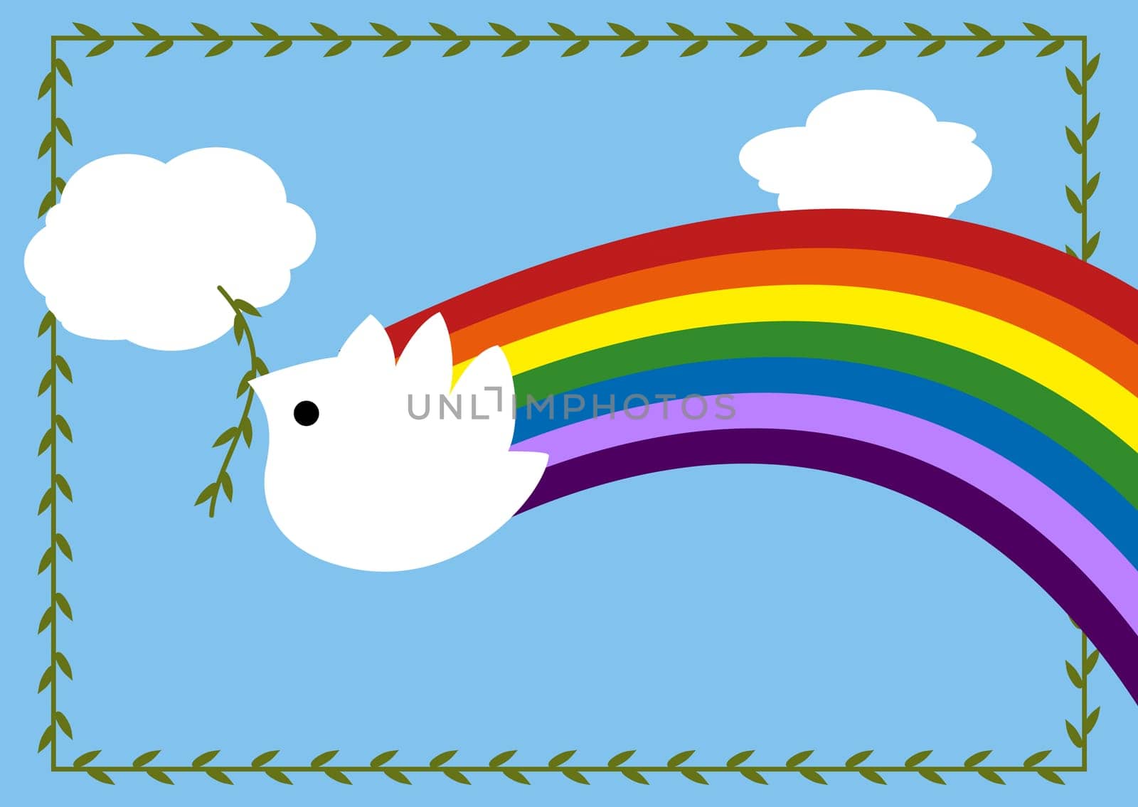 Dove Of Peace - With clipping path