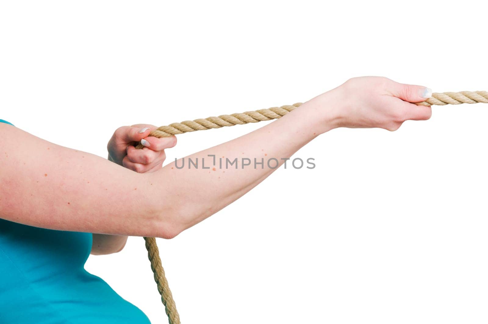 pull on the rope