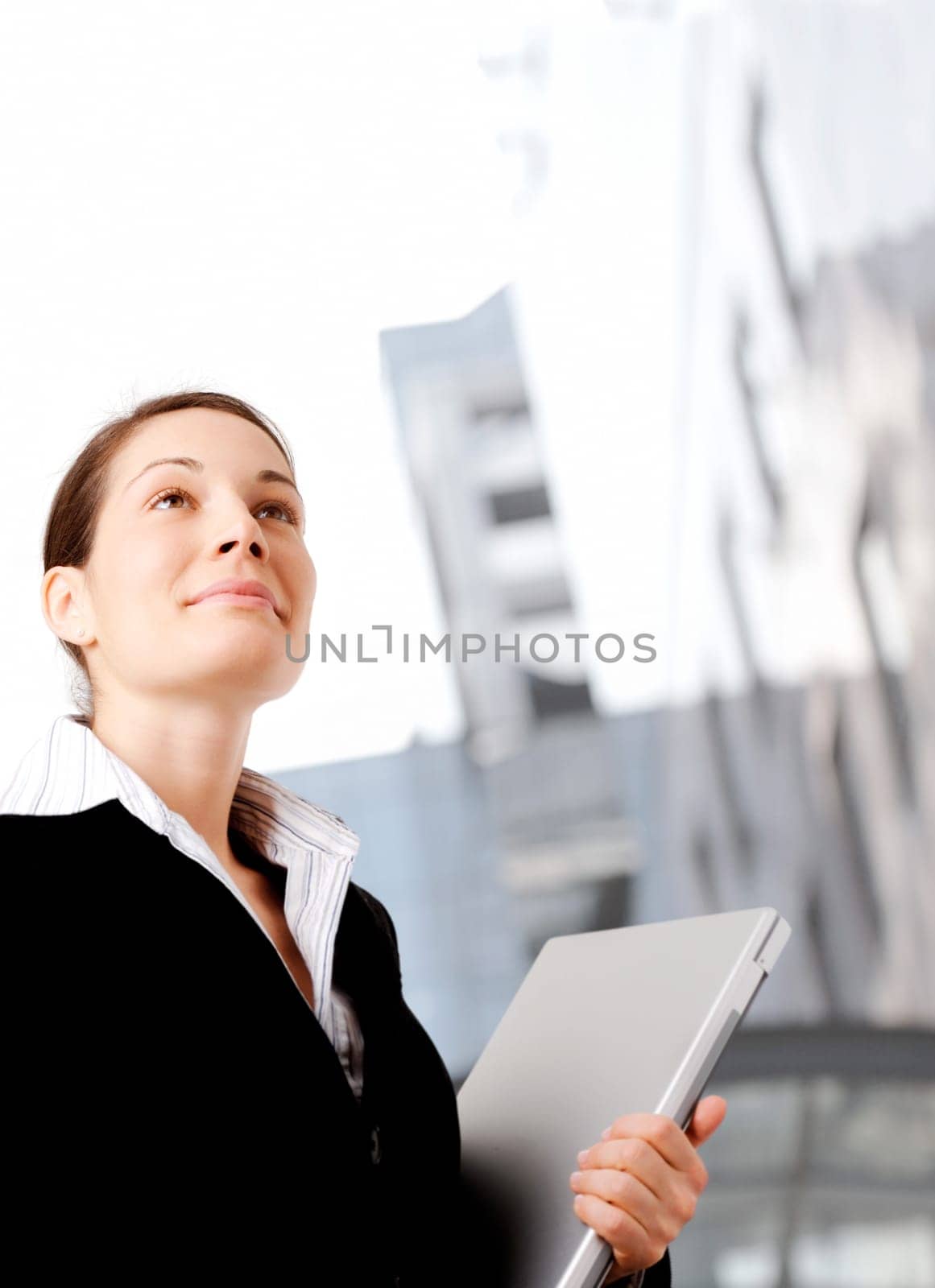 Determined businesswoman