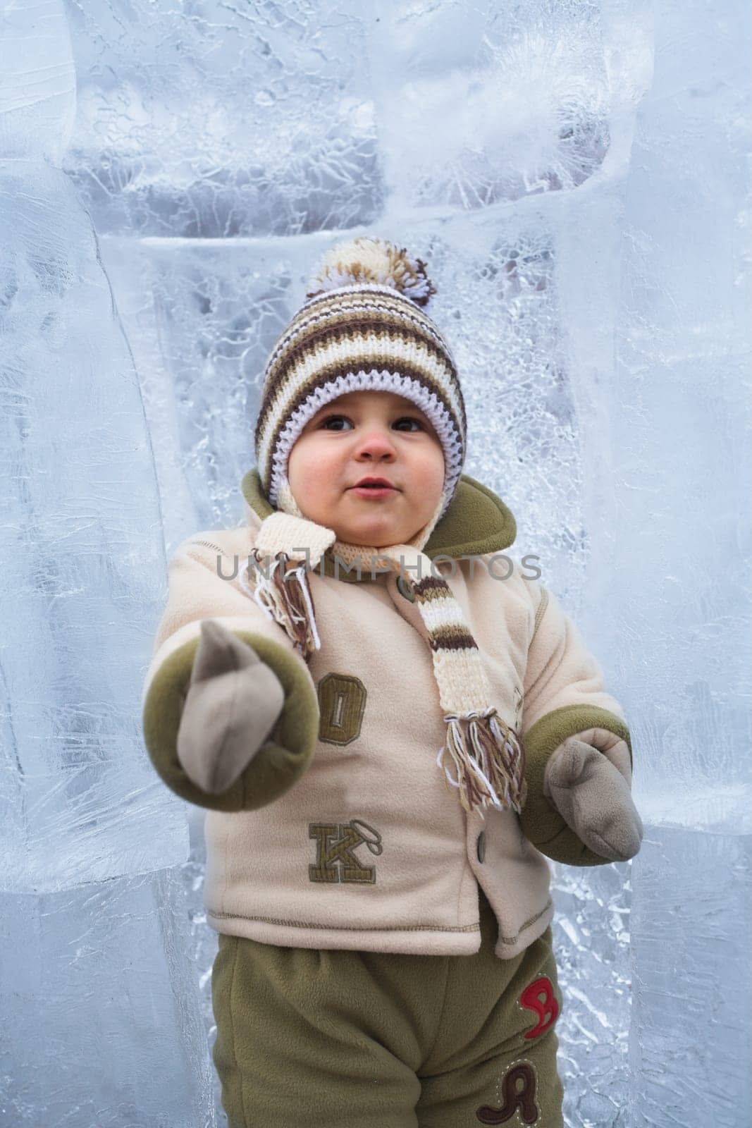 Baby at winter