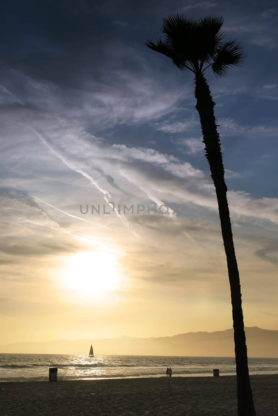 Sunset on the beach