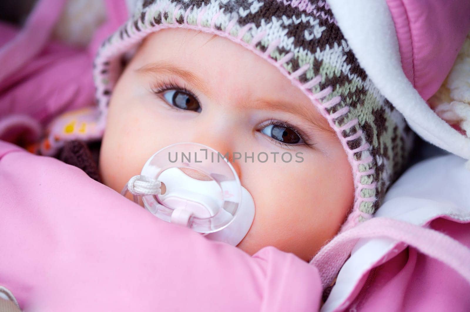 Baby in winter