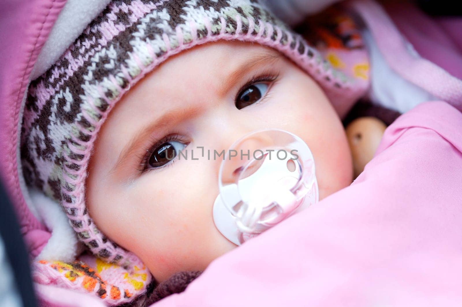 Baby in winter