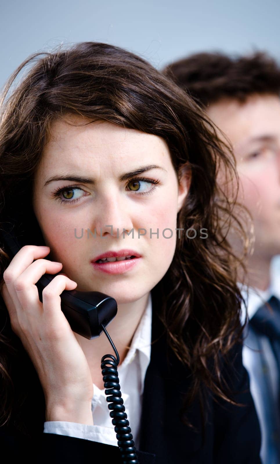 Businesswoman talking on phone