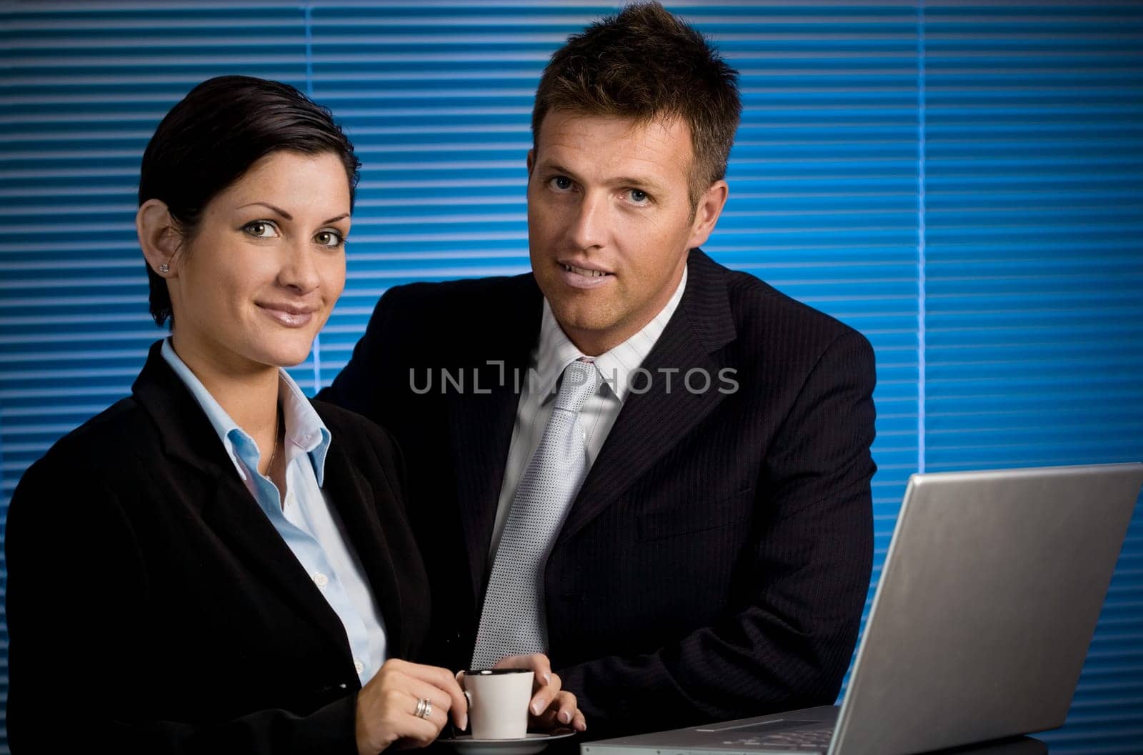 Evening in office