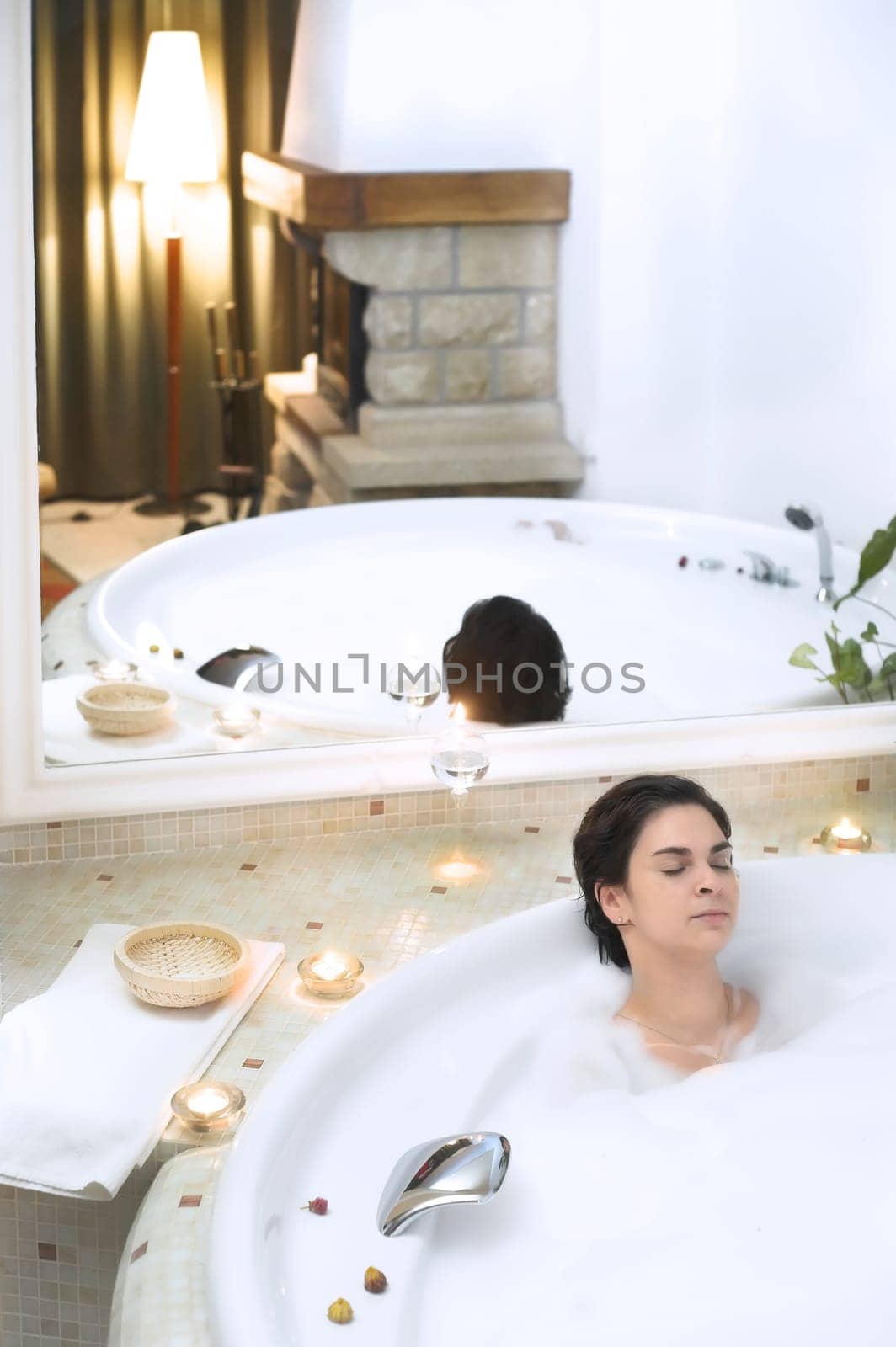 Enjoying the bath
