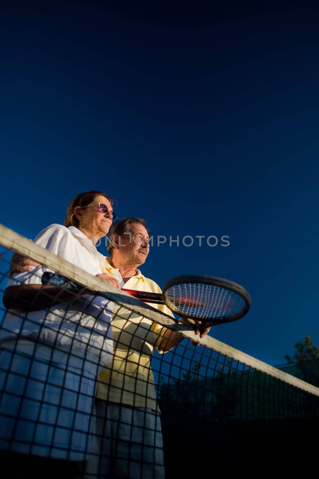 Senior tennis partners