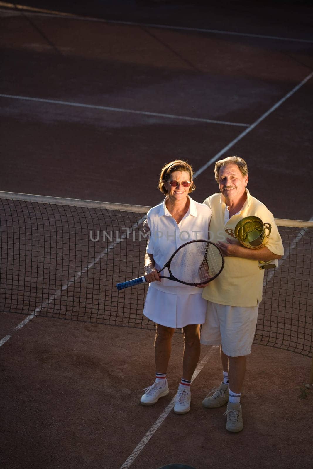 Active senior couple