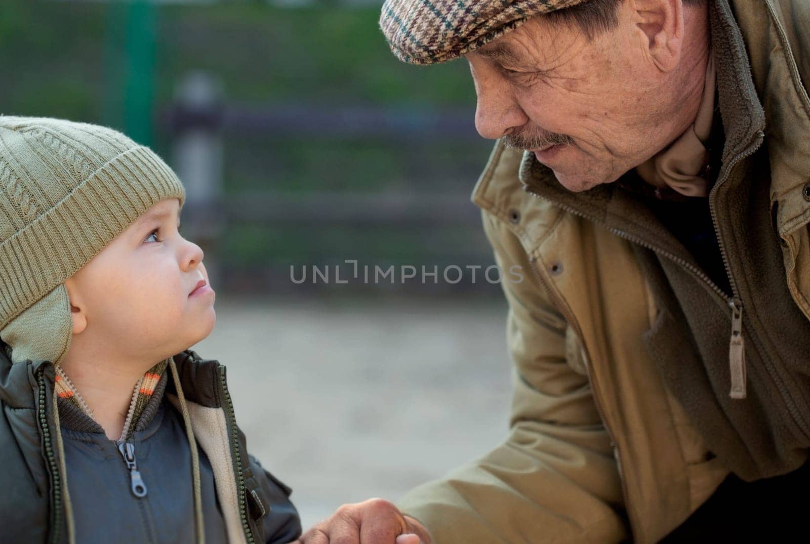 Grandpa and grandson