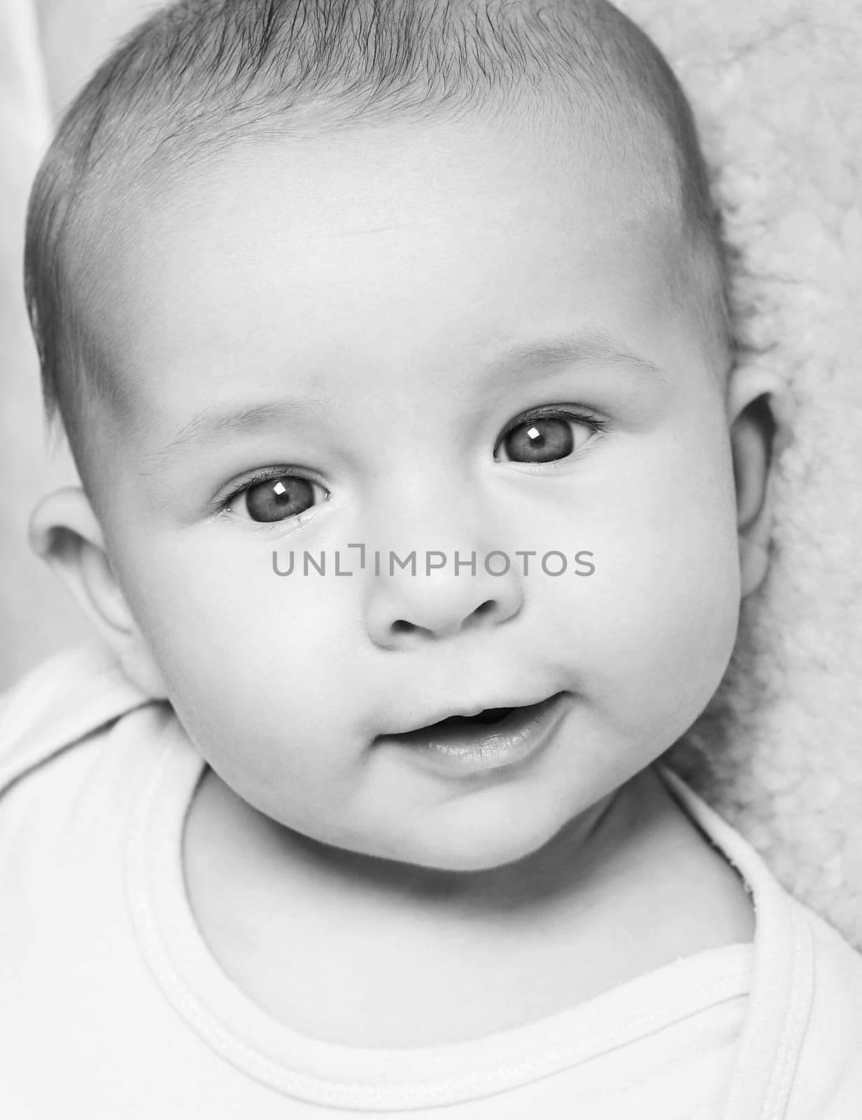 Adorable newborn portrait
