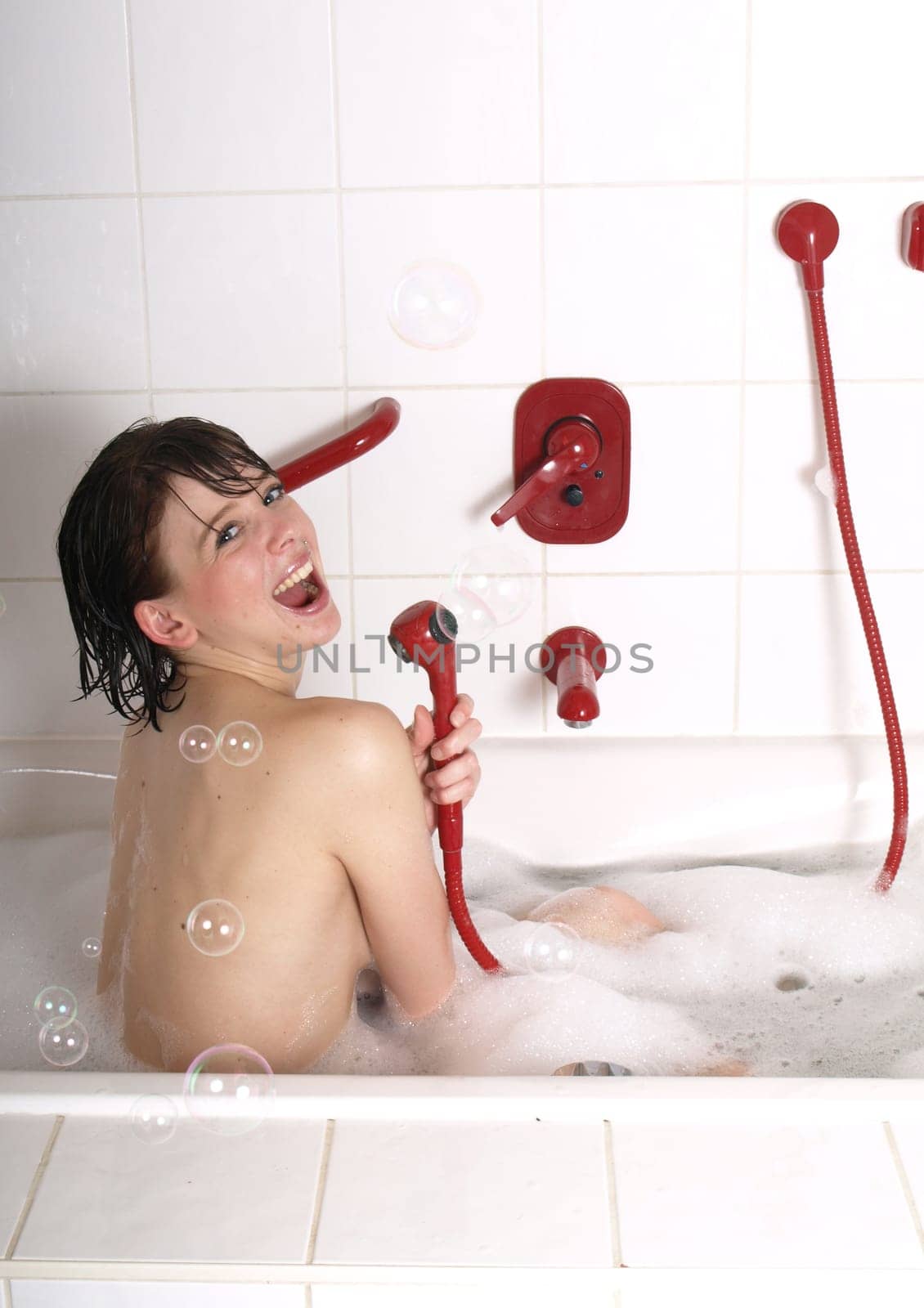 Karaoke in the bathroom