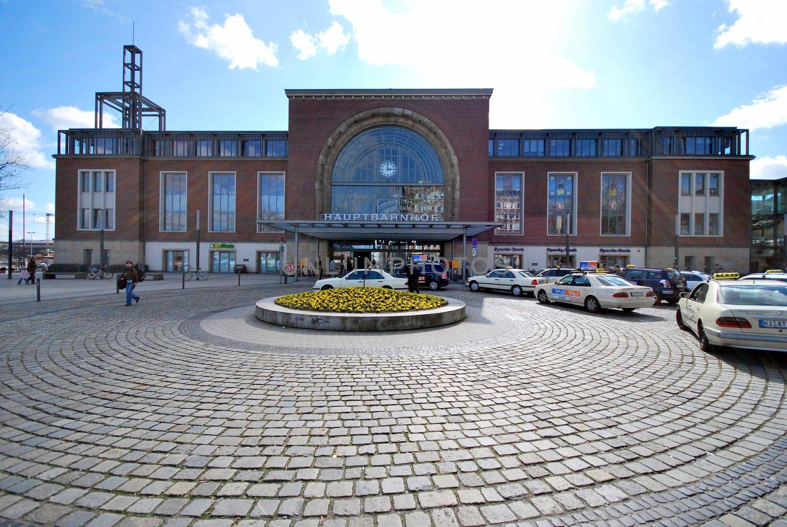 Main train station in Kiel