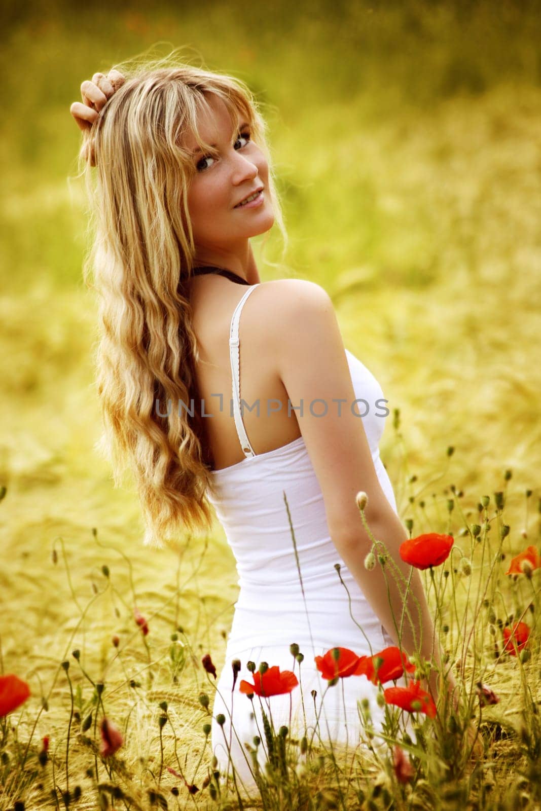 Woman in the field