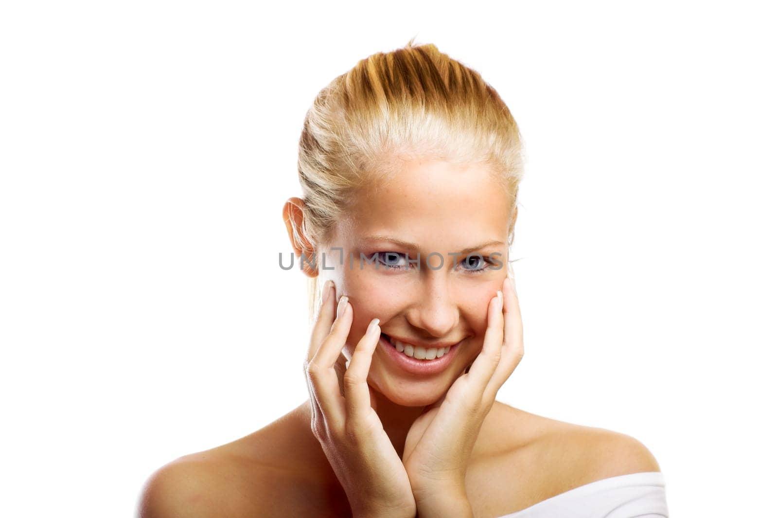 Blonde model