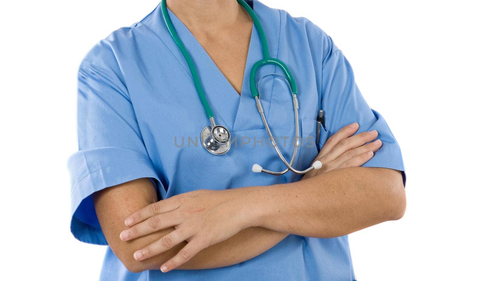 Anyone with medical uniform