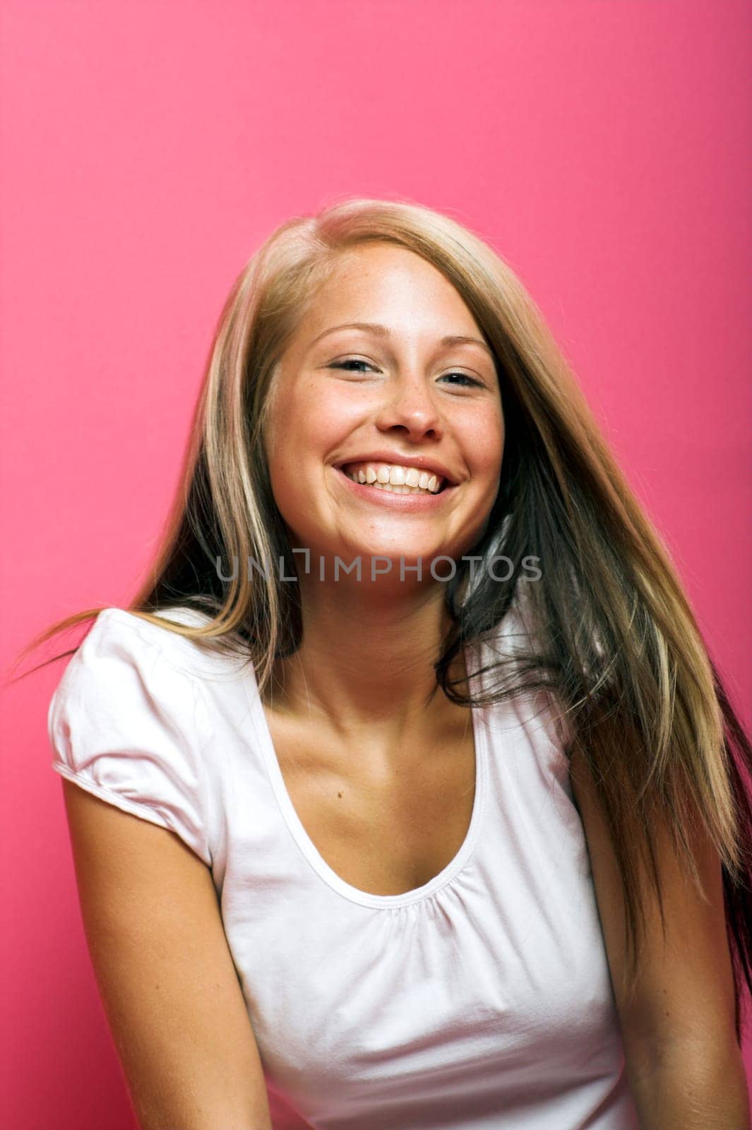 Laughing young woman