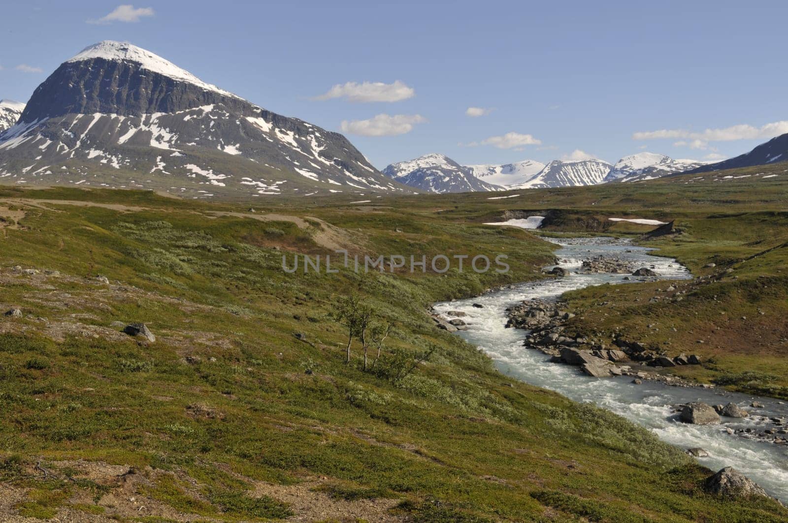 Nijak in Sarek National Park,Northern Sweden