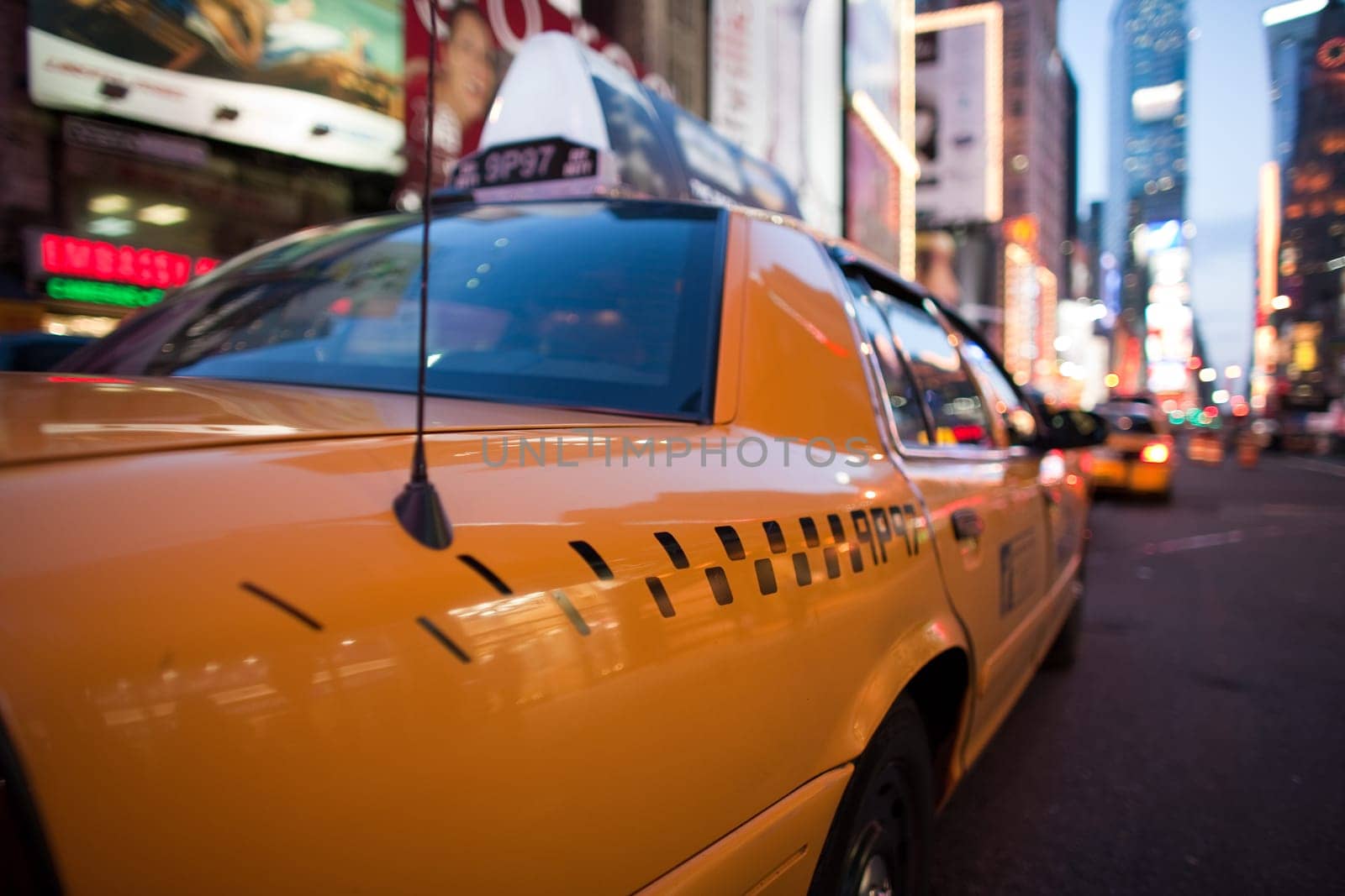 Taxi am Times Square